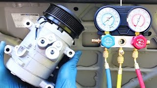 How to Replace an AC Compressor in your Car [upl. by Anibor]