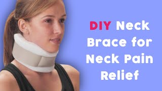 How to Make a DIY Neck Brace at Home  Easy Tutorial for Neck Supportآموزش دوخت گردنبند طبی در خانه [upl. by Philipines]