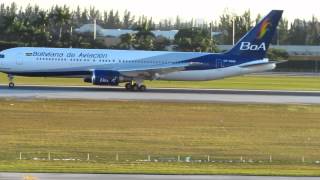 Miami International Airport  Boliviana de Aviación  Boeing 767300ER [upl. by Tiffany]