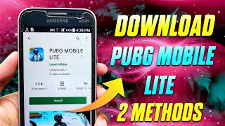 How To Download PUBG Mobile Lite 2024 [upl. by Bouley]