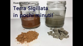 Come fare la terra sigillata per decorare HUACA Ocarine Flauti e altri oggetti in ceramica [upl. by Arber442]