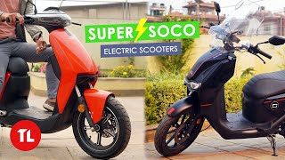 Super Soco CUx and CPx Eelectric Scooters Review नेपालीमा [upl. by Arno]