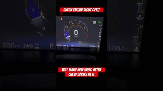 23 Chevy Colorado automobile 4x4 automotive diy checkenginelight chevy truck fix share [upl. by Oirasan]