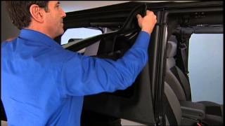 Quarter Window Removal and Lowering of Full Soft Top  Two Door [upl. by Beller]