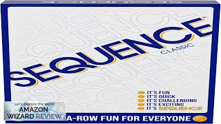 SEQUENCE Original SEQUENCE Game with Folding Board Cards and Chips by Jax Review [upl. by Lidda]