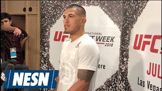 Anthony Pettis chokes out Michael Chiesa in impressive performance [upl. by Porta299]