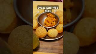 Dhaba Estd 1986 Delhi rehanexplorer traveler food foodblogger [upl. by Lisandra]