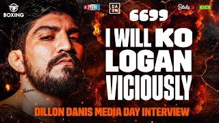 “I’ll KO Logan viciously”  DILLON DANIS FIGHT WEEK INTERVIEW  PRIME CARD [upl. by Delamare]