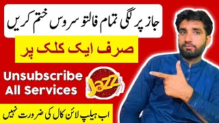 UnSubscribe Jazz All Services in One Click  Jazz Service Khatam Karne Ka Tarika  TechITMaster [upl. by Yelrebmyk26]