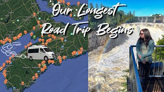 Our Longest Campervan Road Trip Begins [upl. by Arised242]