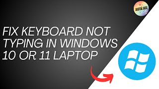 How To Fix Keyboard Not Typing In Windows 10 PC Or Laptop [upl. by Dena]