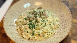 RECETTE SIMPLE ET RAPIDE  RISOTTO AU POULET RÔTI 🍗 [upl. by Cinnamon301]