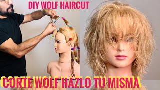 Corte wolf Hazlo Tu Misma  DIY WOLF HAIRCUT [upl. by Scandura453]