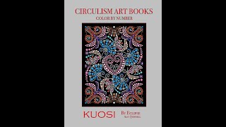 Kuosi  C olor By Number Circulism Book  Ajay Quinnell  Flipthrough [upl. by Ury151]