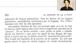 Émile Benveniste  Problemas de lingüística general vol 1  De la subjetividad del lenguaje [upl. by Ginger]