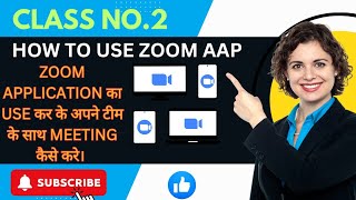 Class no2 How to use zoom Application Zoom Meeting [upl. by Haon]