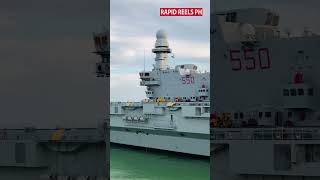 Cavour aircraftcarrier and Bergaminiclass frigate Alpino sailing in the waters of the Philippines [upl. by Sundin]