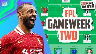 FPL Gameweek 2 Pod  The FPL Wire  Fantasy Premier League Tips 202425 [upl. by Lukin]