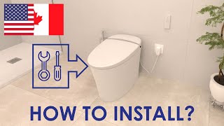 How to install the IComfort Line USA toilet [upl. by Sadnak]