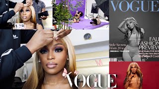 WEEKLY VLOG  I modelled for VOGUE for 24 hours  BTS of the talent show amp mukbang ft reigndolltv [upl. by Elleuqar819]