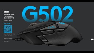 Logitech G502 HERO Driver And Software Download Link Description [upl. by Dlonra18]