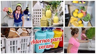 IDEAS PARA DECORAR TU SALA ESTE VERANO 2019 QUE NO SEAN CON FLORES  DIFERENTES ADORNOS Y ESTILOS [upl. by Isia]