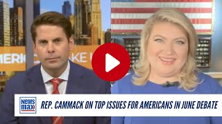 Rep Cammack On Top Issues For Americans In June Debate [upl. by Skoorb704]