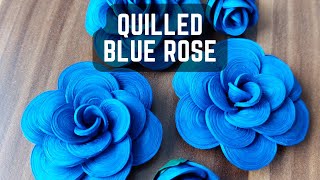 Quilled Blue Rose short shorts shortsvideo quilling quillingart diy diycrafts [upl. by Giuseppe599]