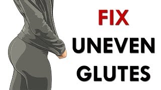 How To Fix Uneven Glutes Workout Make Your Butt Rounder [upl. by Claudina]