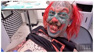 We Gave A Clown A Belly Button Piercing [upl. by Gnuj]