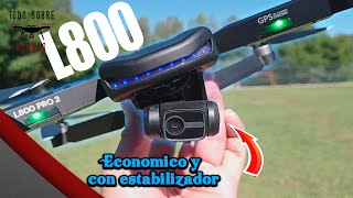 Drone L800 pro 2 🚁Prt 1  El Más Económico con ESTABILIZADOR  Evolución del L900 ¿El mejor 🤔 [upl. by Magbie]