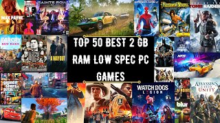 Top 50 Best Low End PC Games 🤗  New Pc Games for Low End Pc 2023 2 GB RAM 4 GB RAM 256 MB VRAM [upl. by Yanetruoc]