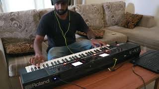 araliya landata sada paayana අරලිය ලන්දට keyboard cover Roland EA7 [upl. by Lustick]