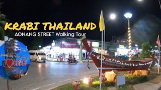 Aonang Krabi Now  Walking Night Tour [upl. by Esinehc456]