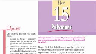 Polymers Part 1  Classification  Elastomer Fibres Thermoplastic amp Thermosetting  NCERT [upl. by Stetson436]