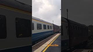 Pembrokeshire Coast Express arriving at Whitland [upl. by Anelec]