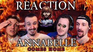 ANNABELLE COMES HOME 2019 MOVIE REACTION  First Time Watching [upl. by Allets]