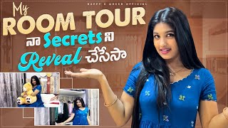 MY ROOM TOUR🤩Ela untadhi ani avaru expect cheyyaru 🤣 Na secrets ni reveal chesaru🙈happy queen [upl. by Ngo]