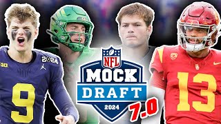 2024 NFL First Round Mock Draft For All 32 Picks 70 Post Super Bowl 58  TPS [upl. by Mutz]