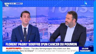 Intervention du Dr Alain Toledano sur BFM TV suite à lannonce du cancer du poumon de Florent Pagny [upl. by Beera]