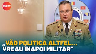 Nicolae Ciucă mesaj direct „Înapoi militar Văd politica altfel… Nu vreau să fiu din filmul ăsta” [upl. by Erdnassac226]