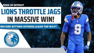 Lions vs Jags Recap Detroit DOMINATES in Thrilling Showdown [upl. by Grosmark443]