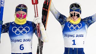 Dubbla medaljer – guld och silver till Sverige i sprinten [upl. by Antonie]