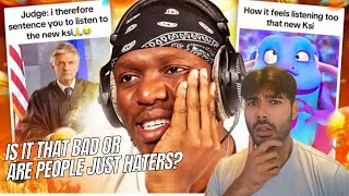 I HEARD KSIS NEW SONG WAS EXTREMELY BAD SO I HAD TO SEE FOR MYSELF  KSI  Thick Of It REACTION [upl. by Artinahs]