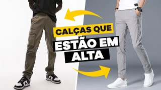 6 estilos de CALÇAS MASCULINAS em ALTA para 2024  MODA MASCULINA [upl. by Hgalehs]