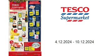 Leták TESCO Supermarket  4122024  10122024 [upl. by Nitnilc389]