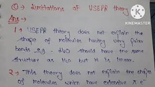 VSEPR THEORY and Limitations [upl. by Anwadal]