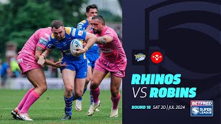 Highlights  Leeds Rhinos v Hull KR  2024 Betfred Super League Round 18 [upl. by Carline]