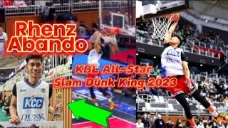 Rhenz Abando Soars to Victory KBL AllStar Dunk Magic [upl. by Dibrin715]