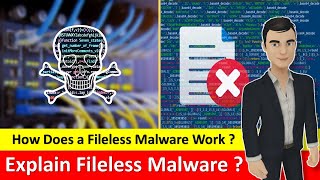 What Is Fileless Malware   How Does Fileless Malware Work  in Hindi [upl. by Atse]